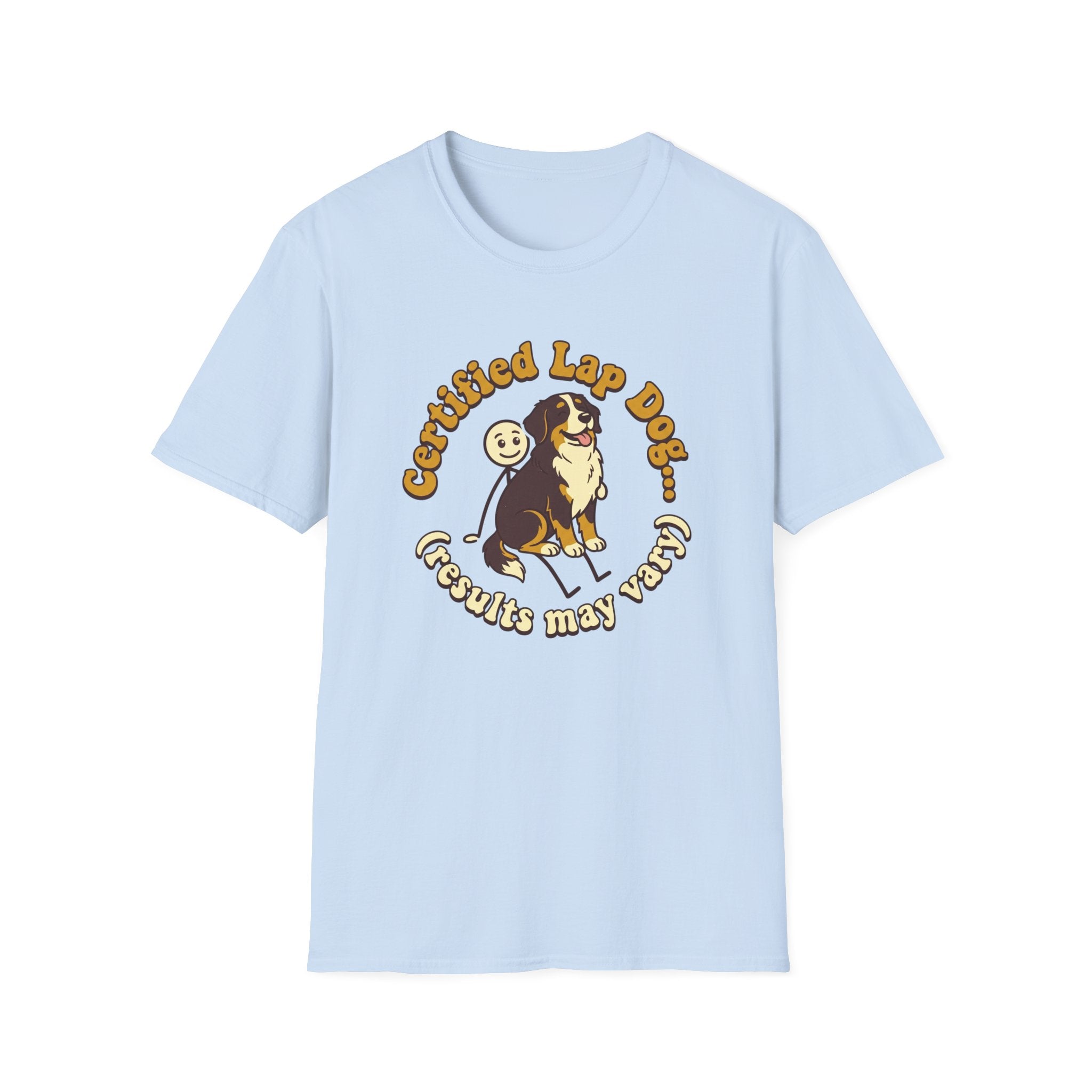 Bernese Mtn Dog on a Stick Man T-Shirt