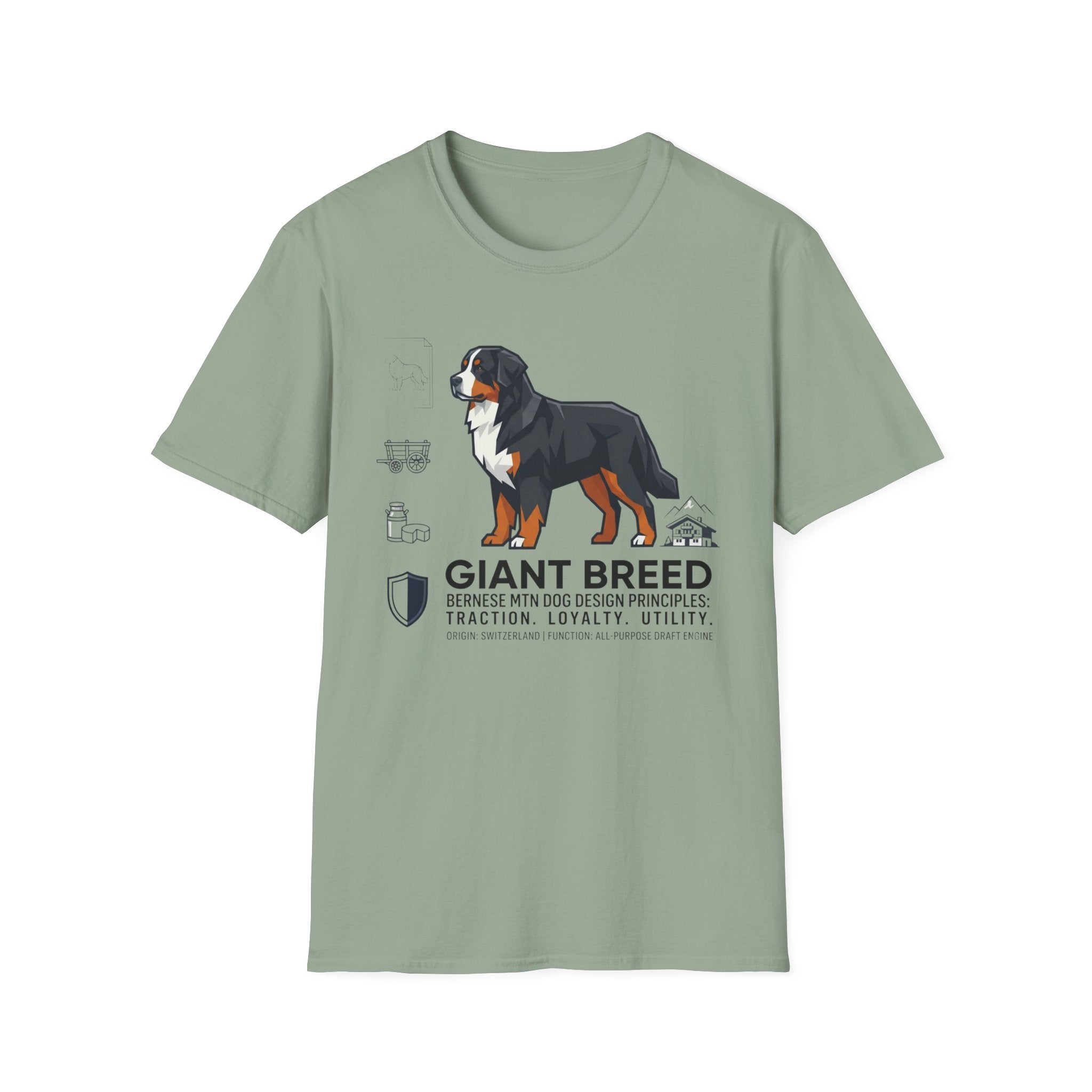 Bernese Mtn Dog Icons T-Shirt