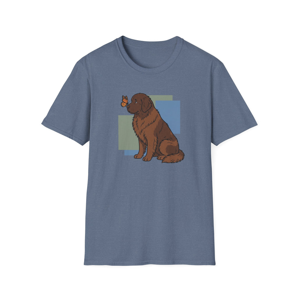 Butterfly on Newfoundland Nose T-Shirt