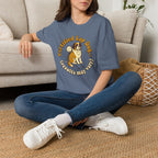 St. Bernard on a Stick Man T-Shirt