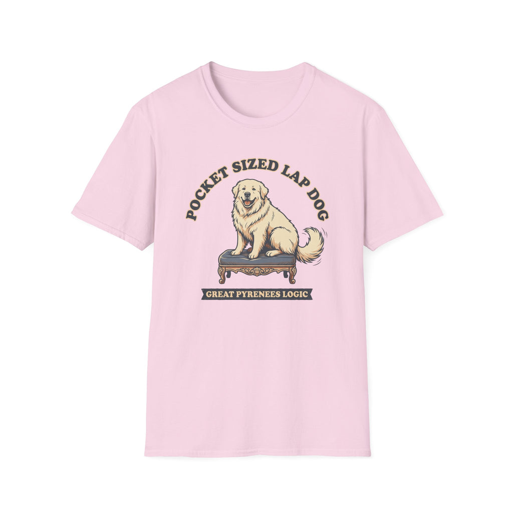 Old Timey Lap Dog Great Pyrenees T-Shirt