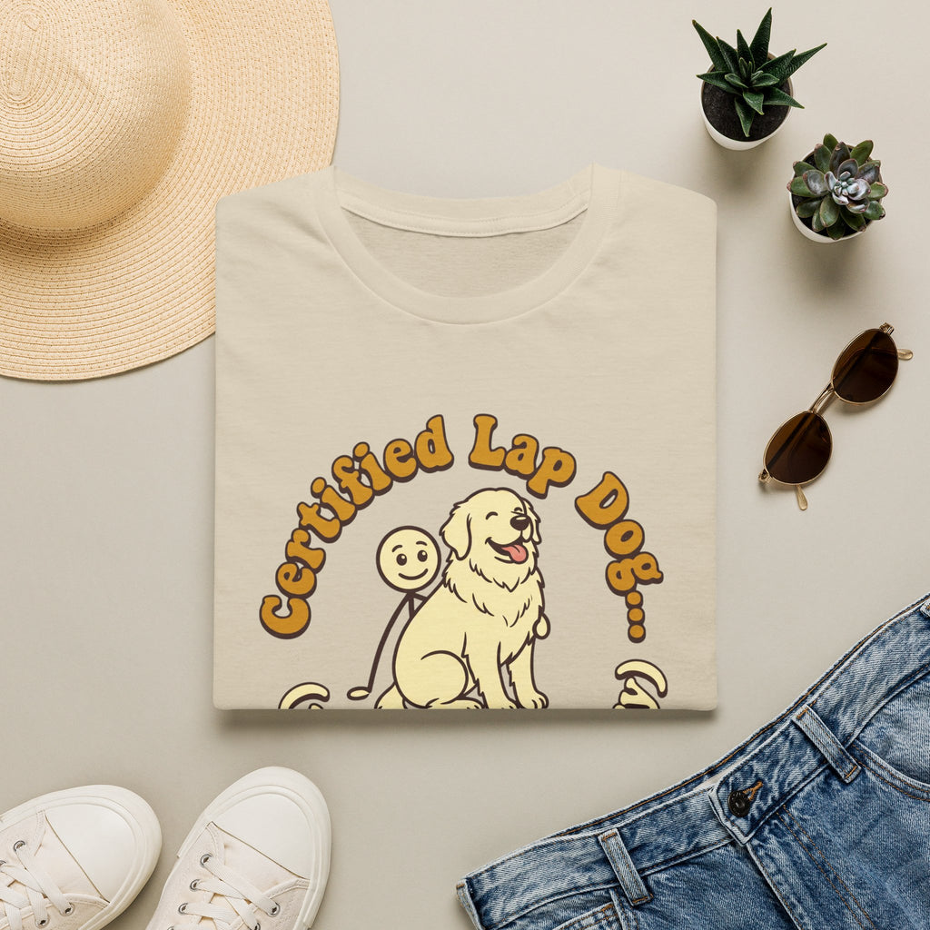 Great Pyrenees on a Stick Man T-Shirt