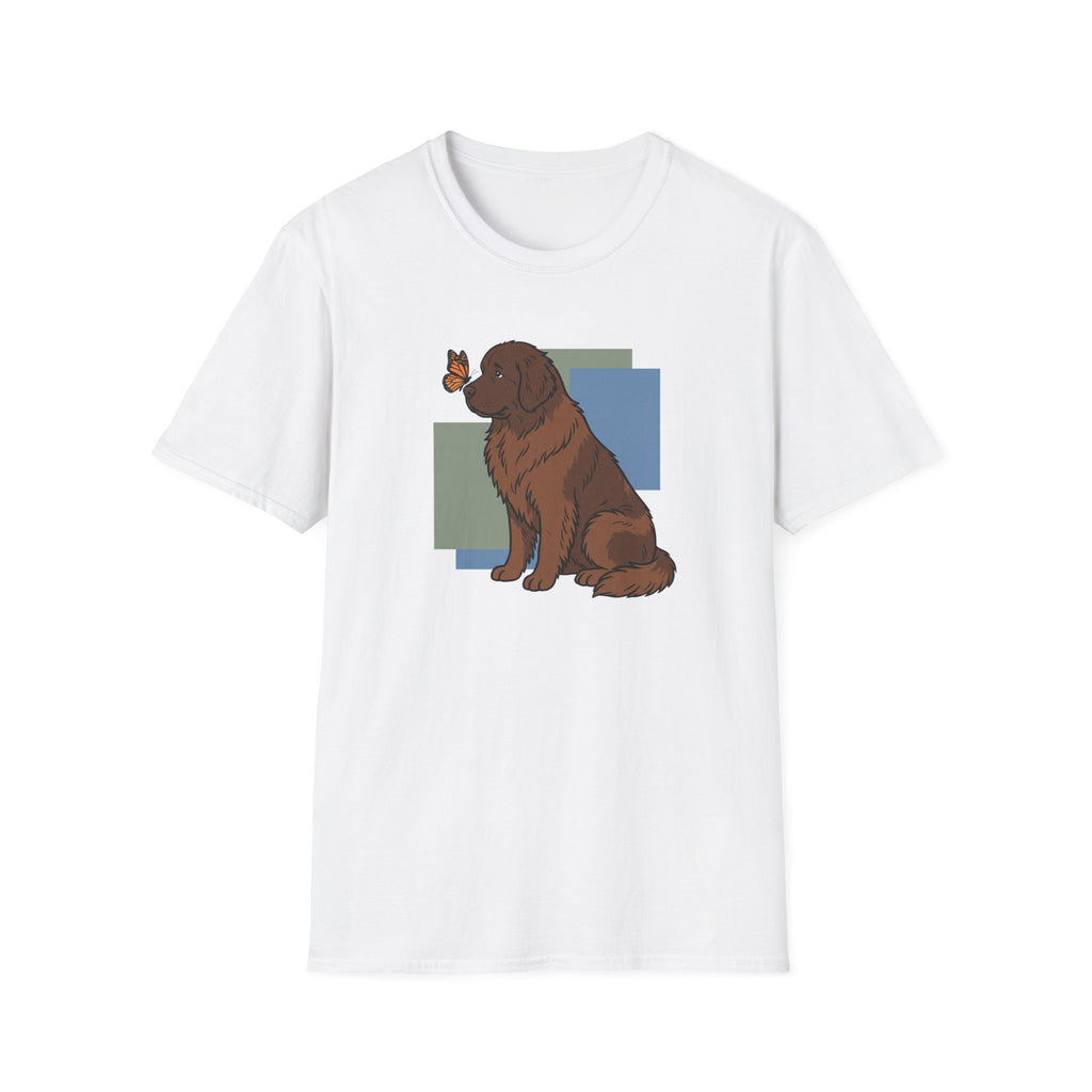 Butterfly on Newfoundland Nose T-Shirt