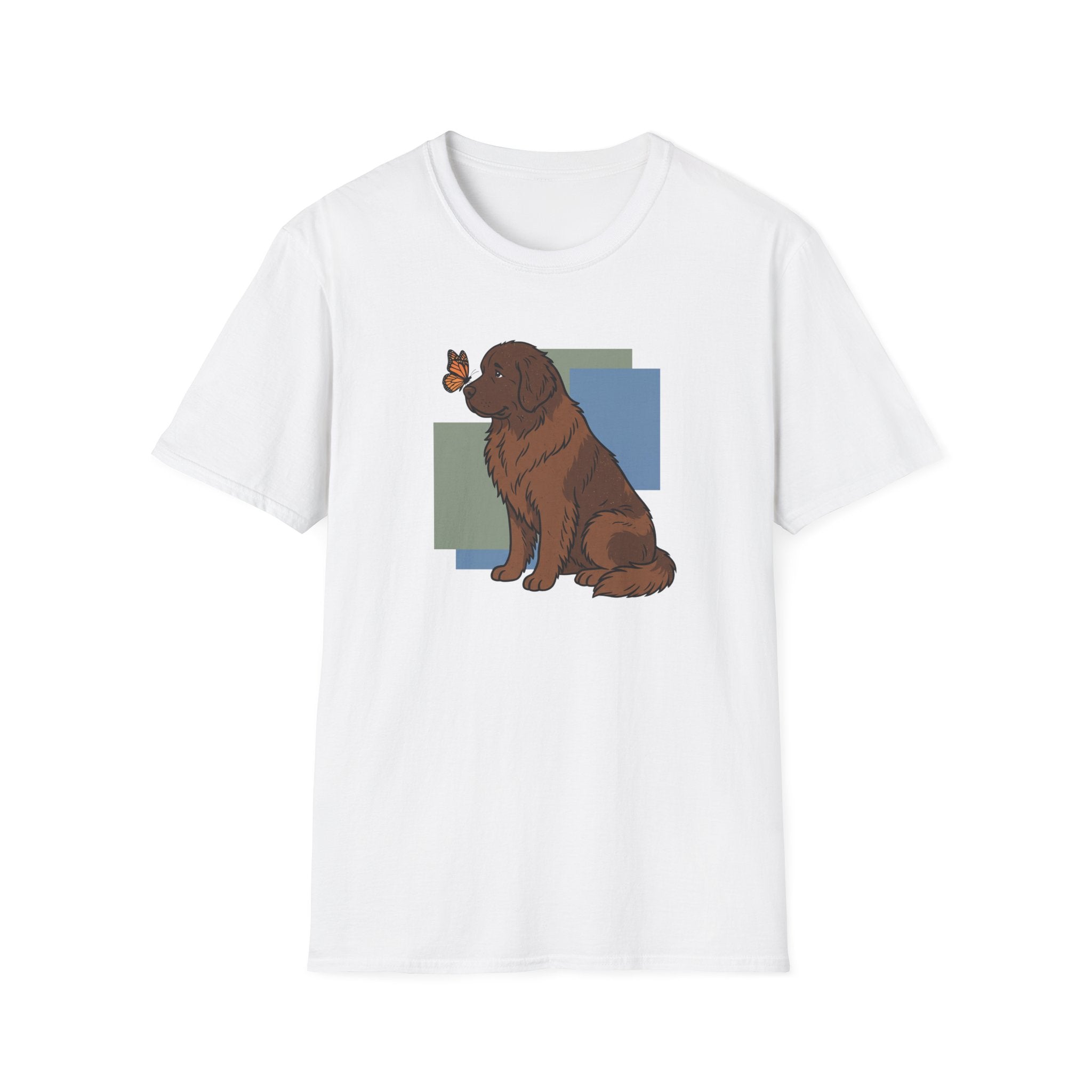 Butterfly on Newfoundland Nose T-Shirt