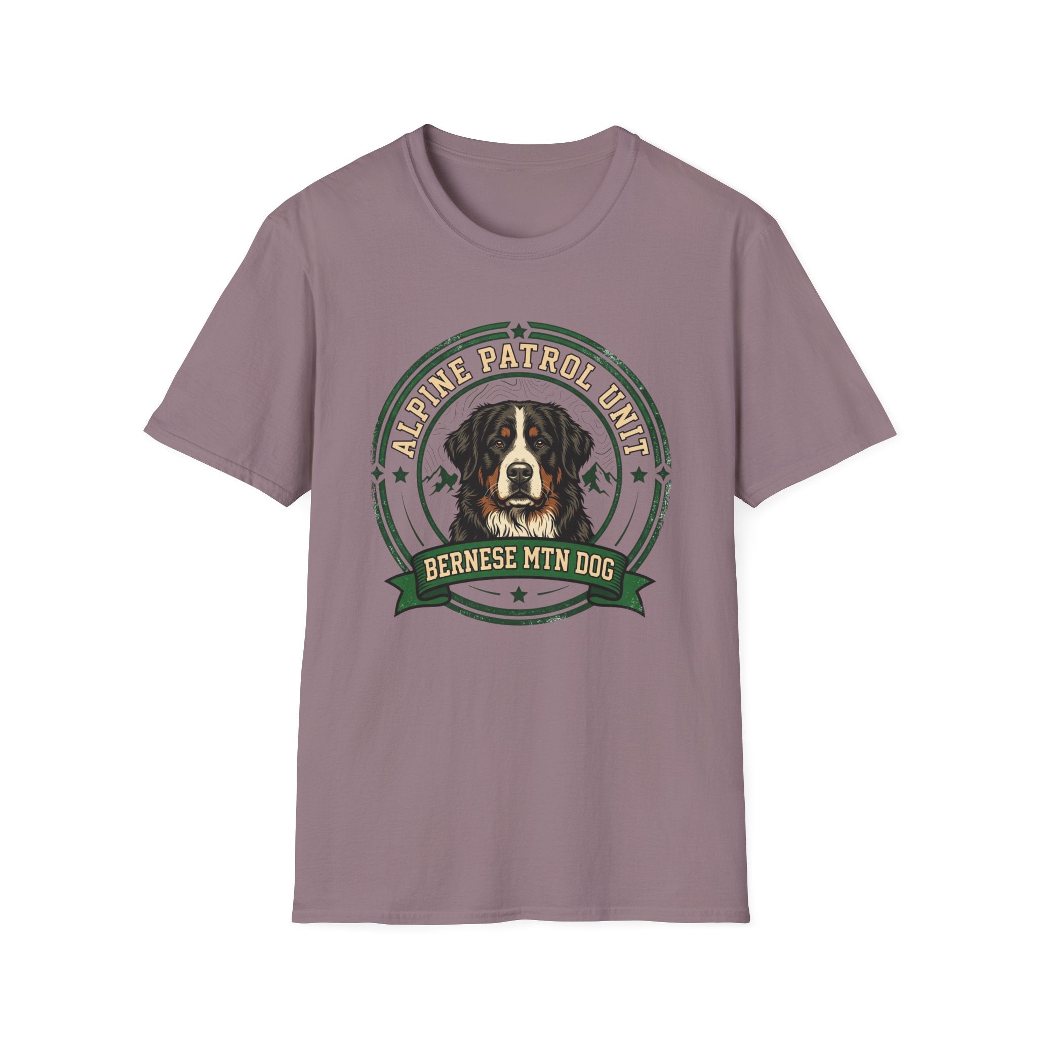 Bernese Mtn Dog Working Badge T-Shirt