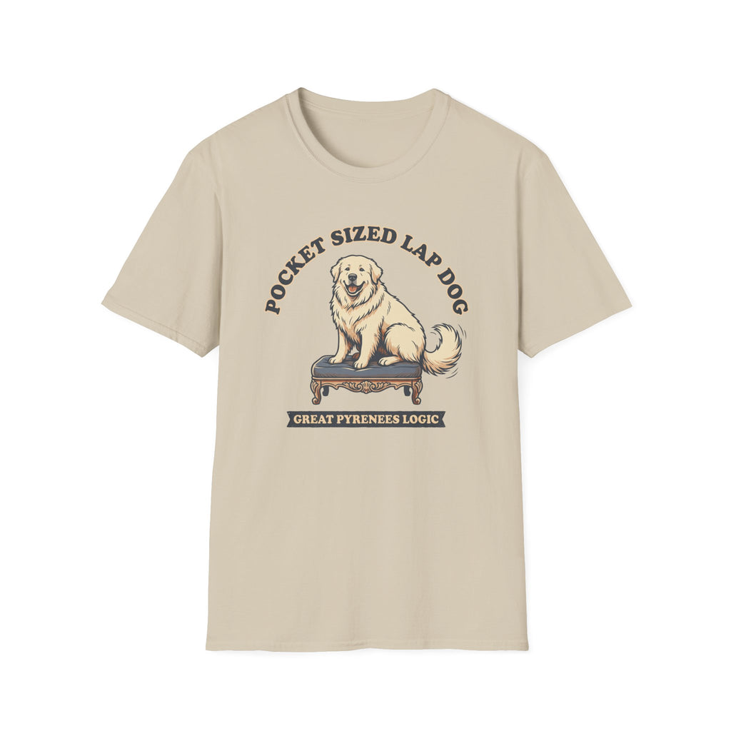 Old Timey Lap Dog Great Pyrenees T-Shirt