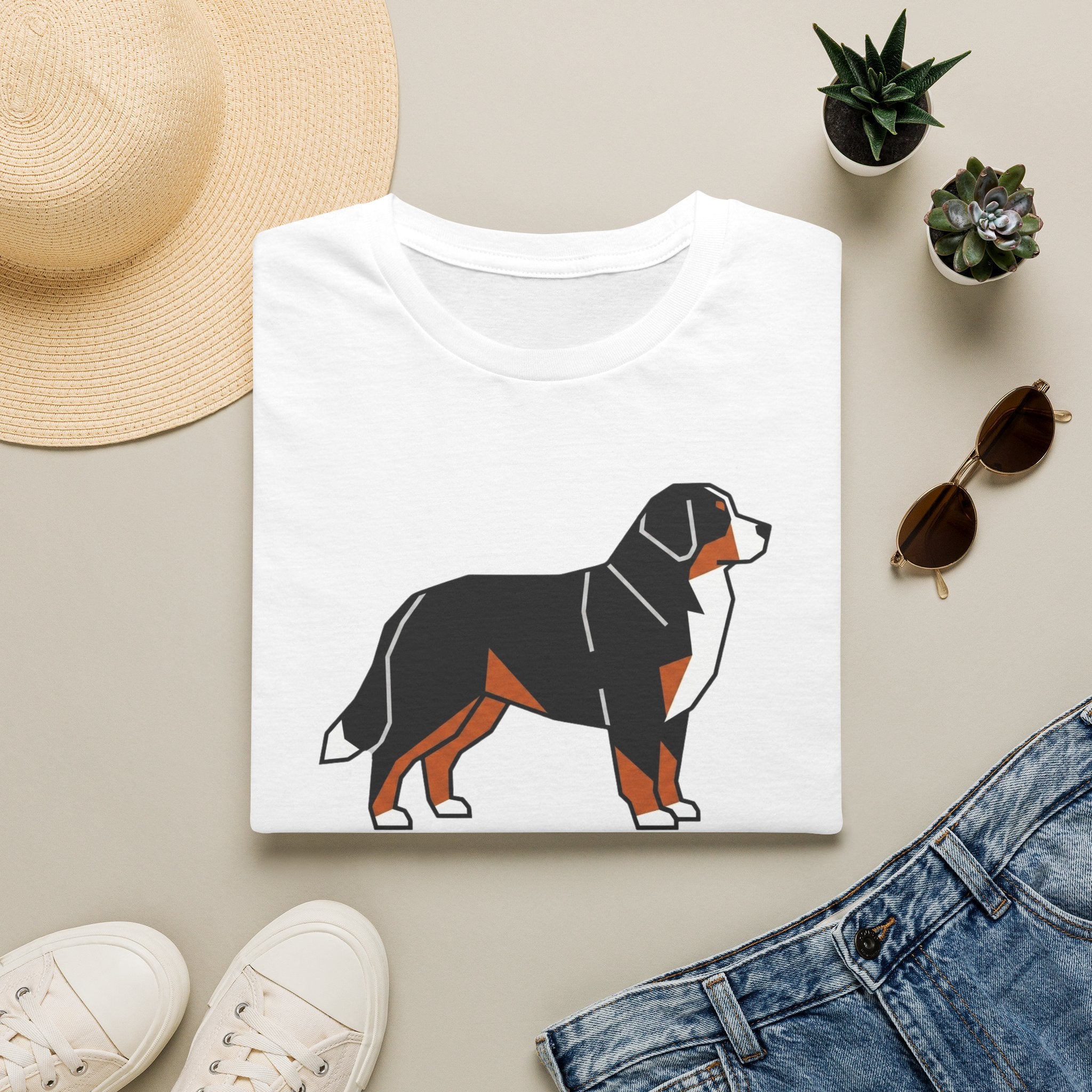 Bernese Mtn Dog Draft Power Unit T-Shirt