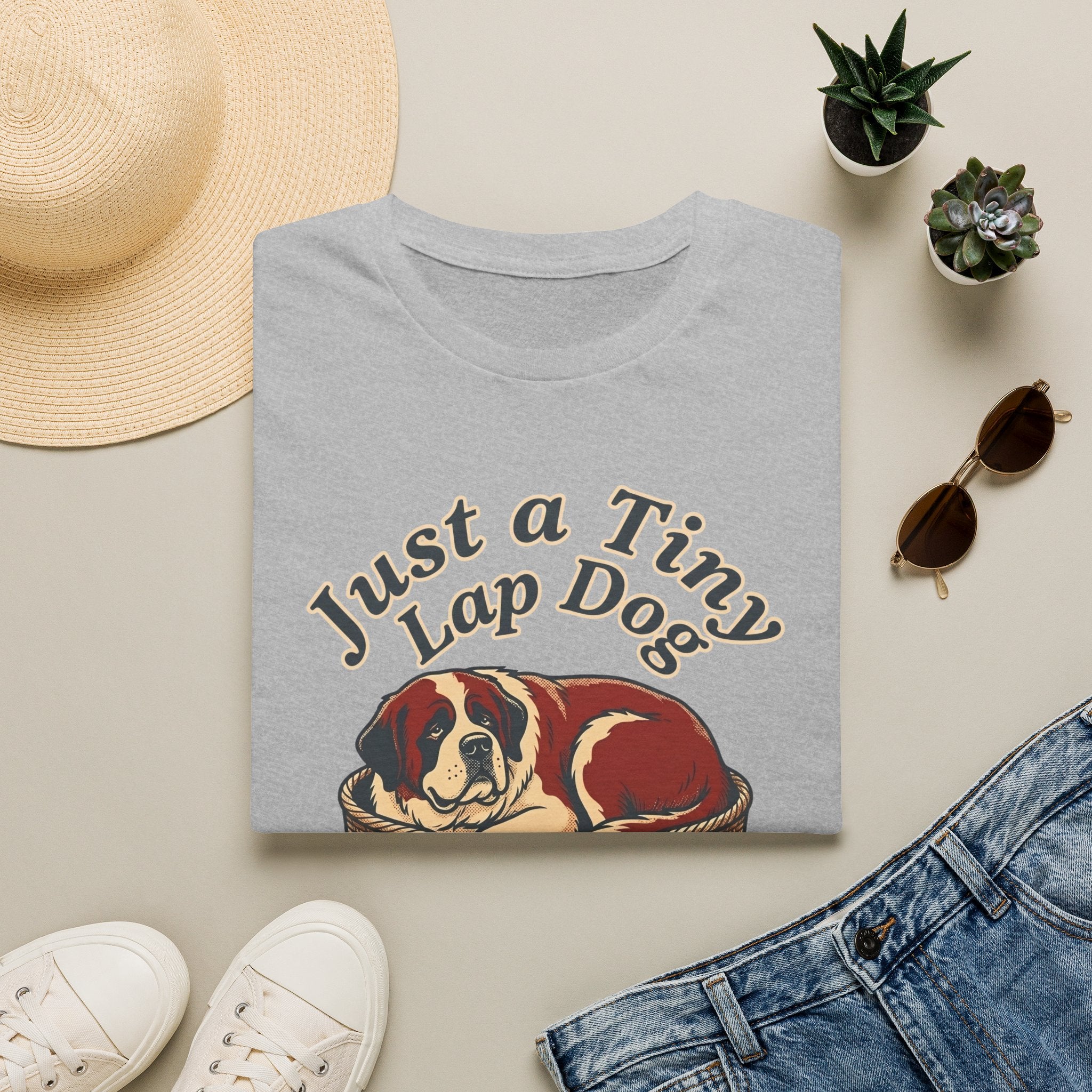 Old Timey Lap Dog St. Bernard T-Shirt