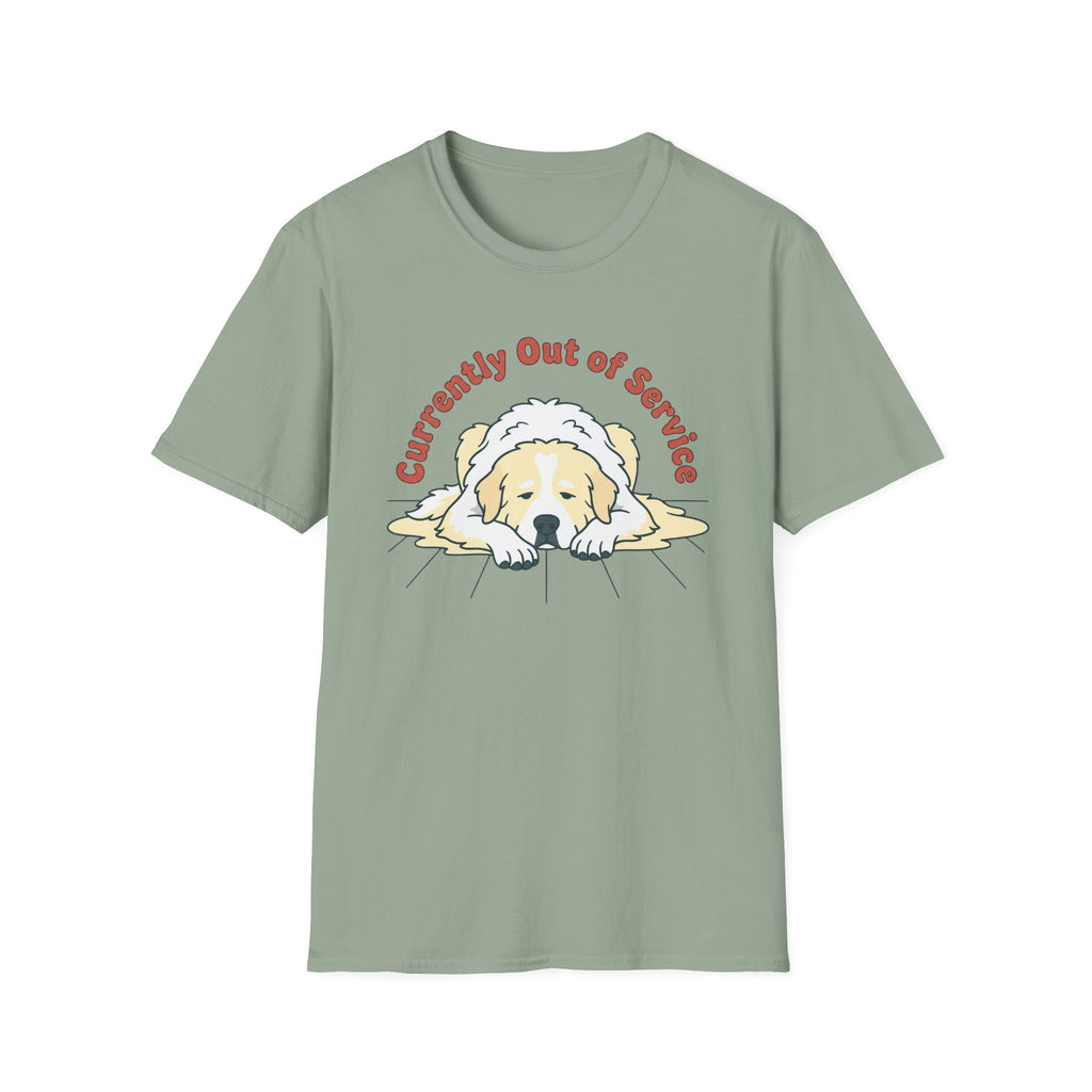 Great Pyrenees Out of Service T-Shirt
