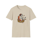 St. Bernard in a Basket T-Shirt
