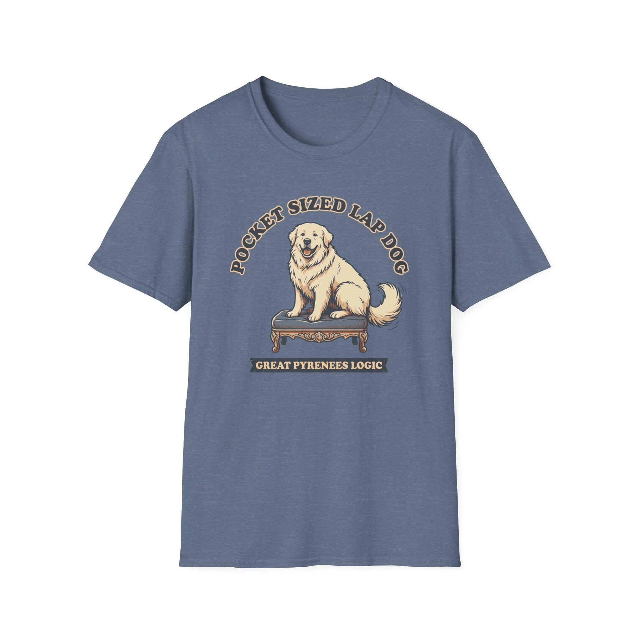 Old Timey Lap Dog Great Pyrenees T-Shirt