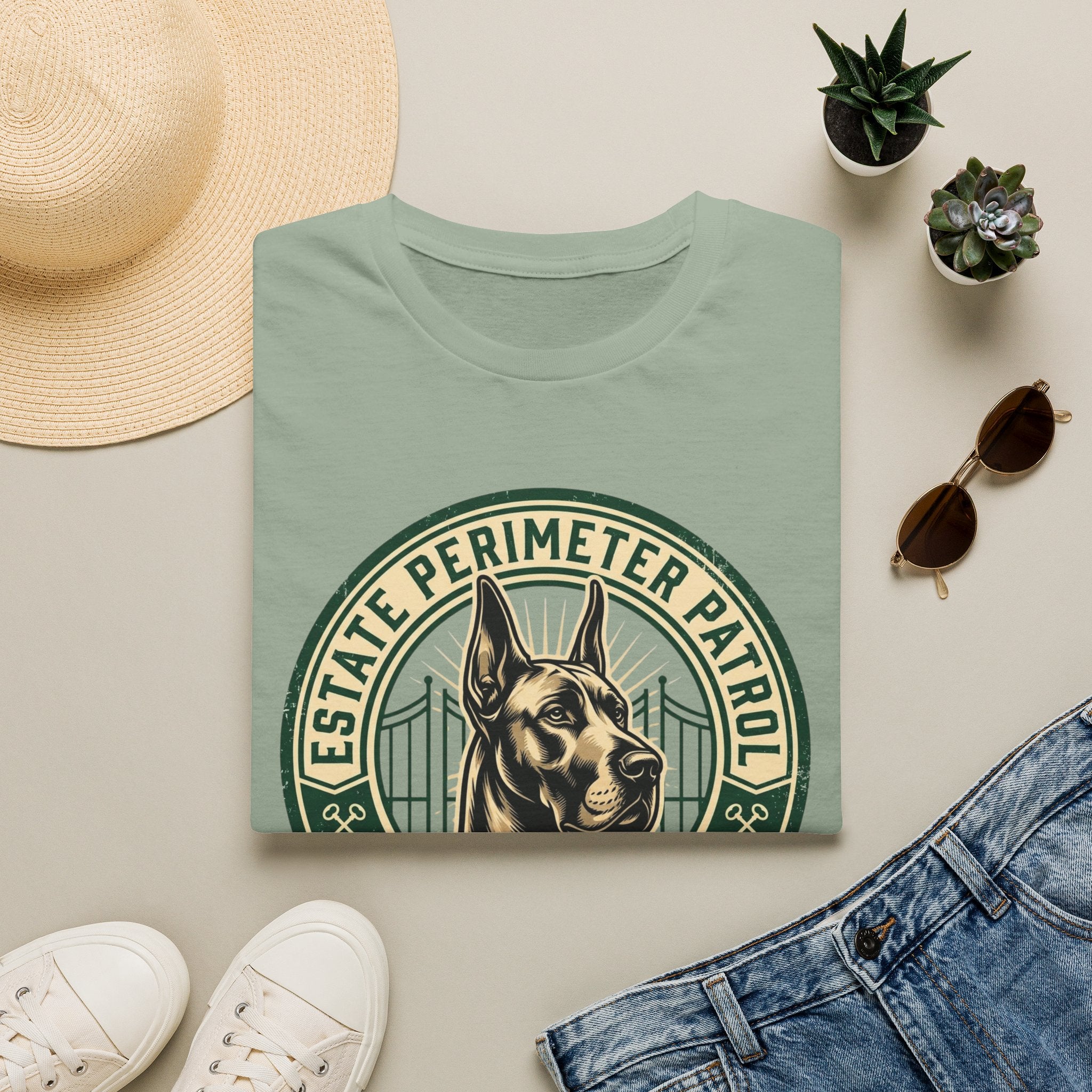 Great Dane Working Badge T-Shirt
