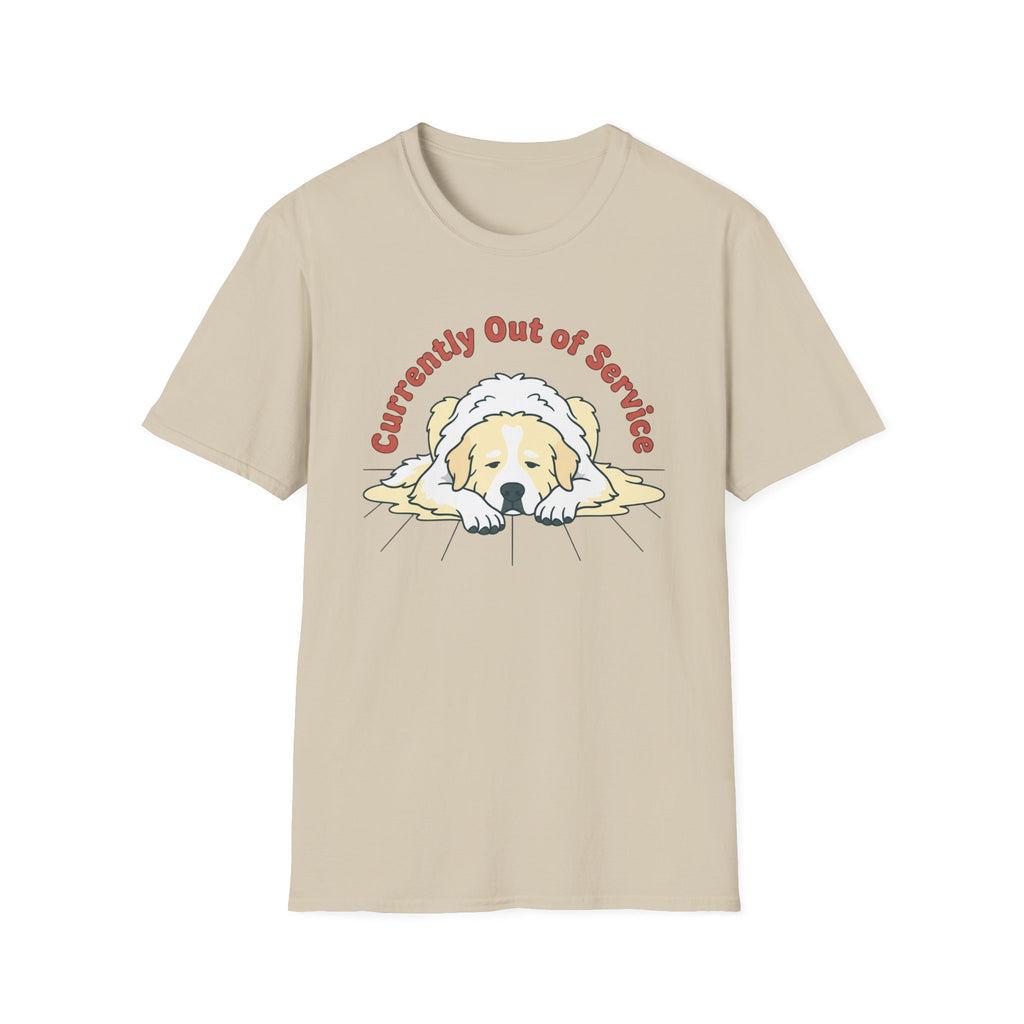 Great Pyrenees Out of Service T-Shirt