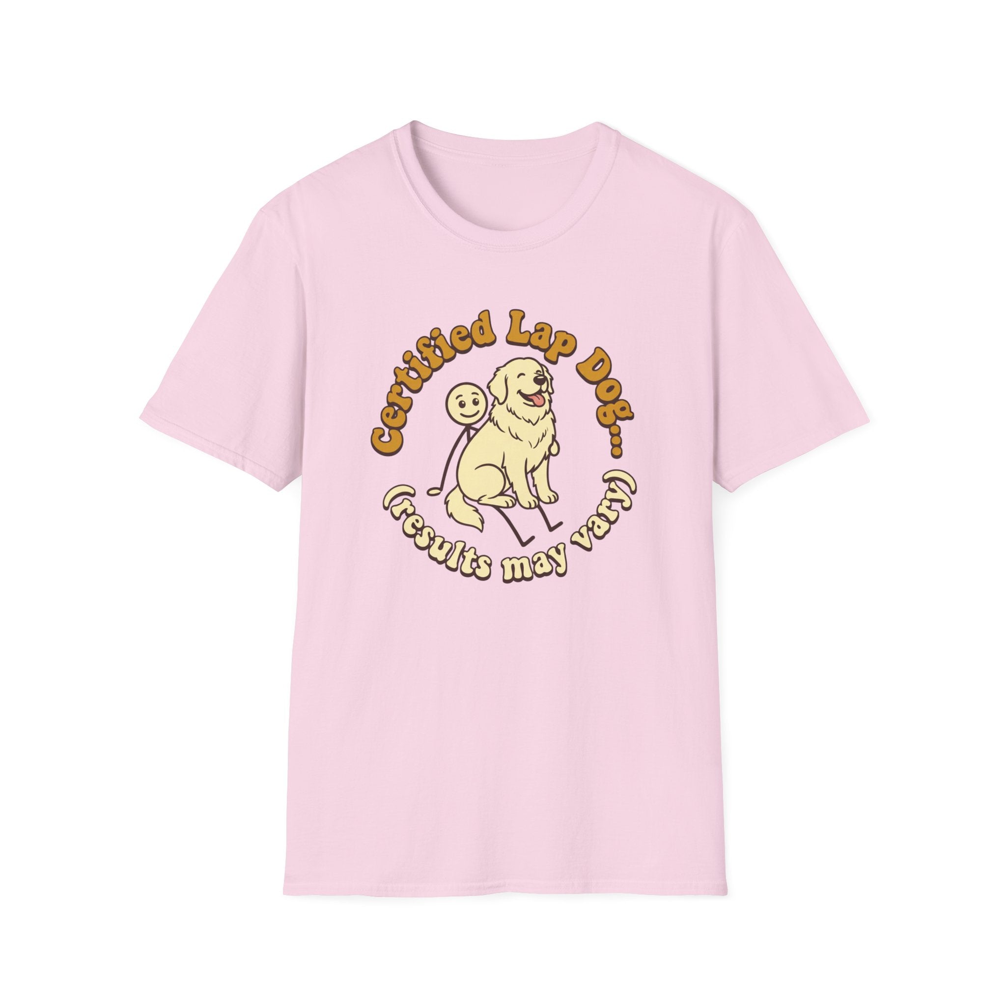 Great Pyrenees on a Stick Man T-Shirt