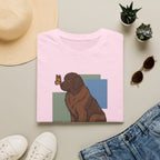 Butterfly on Newfoundland Nose T-Shirt