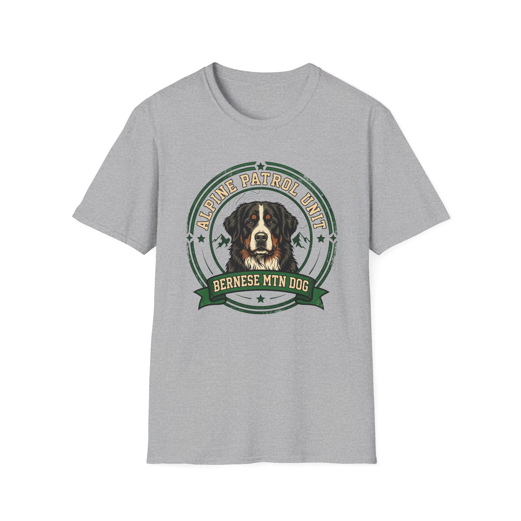 Bernese Mtn Dog Working Badge T-Shirt