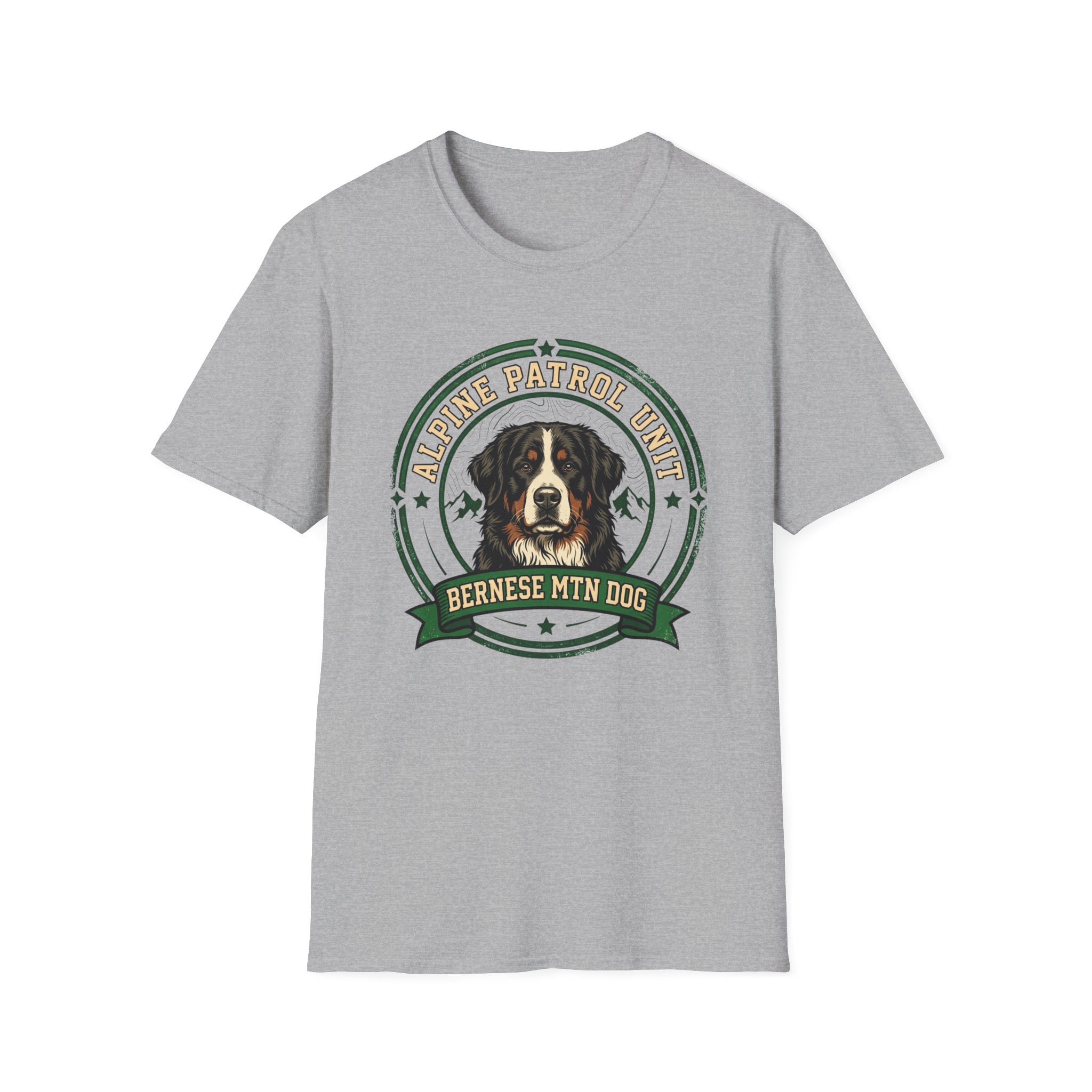 Bernese Mtn Dog Working Badge T-Shirt