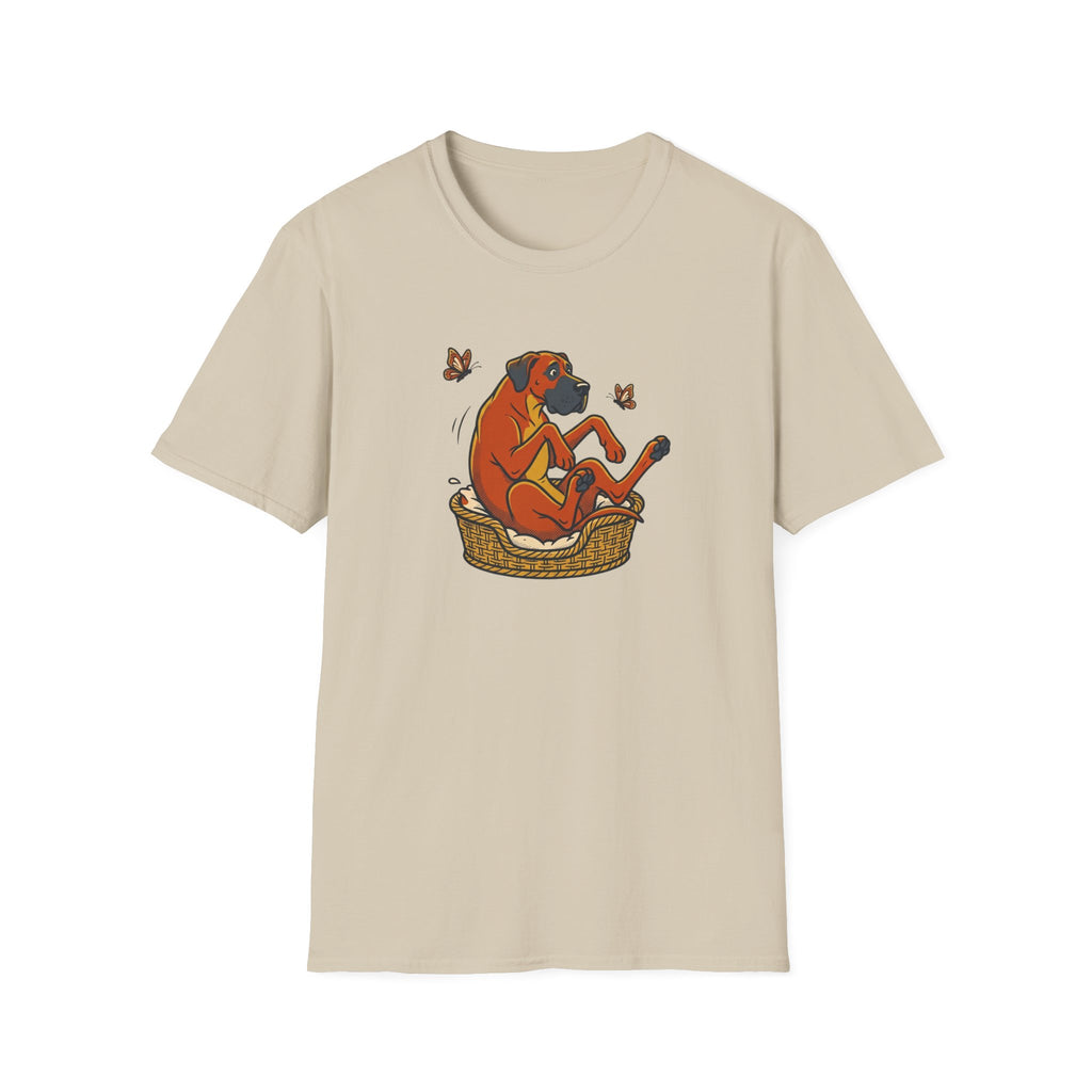 Great Dane in a Basket T-Shirt