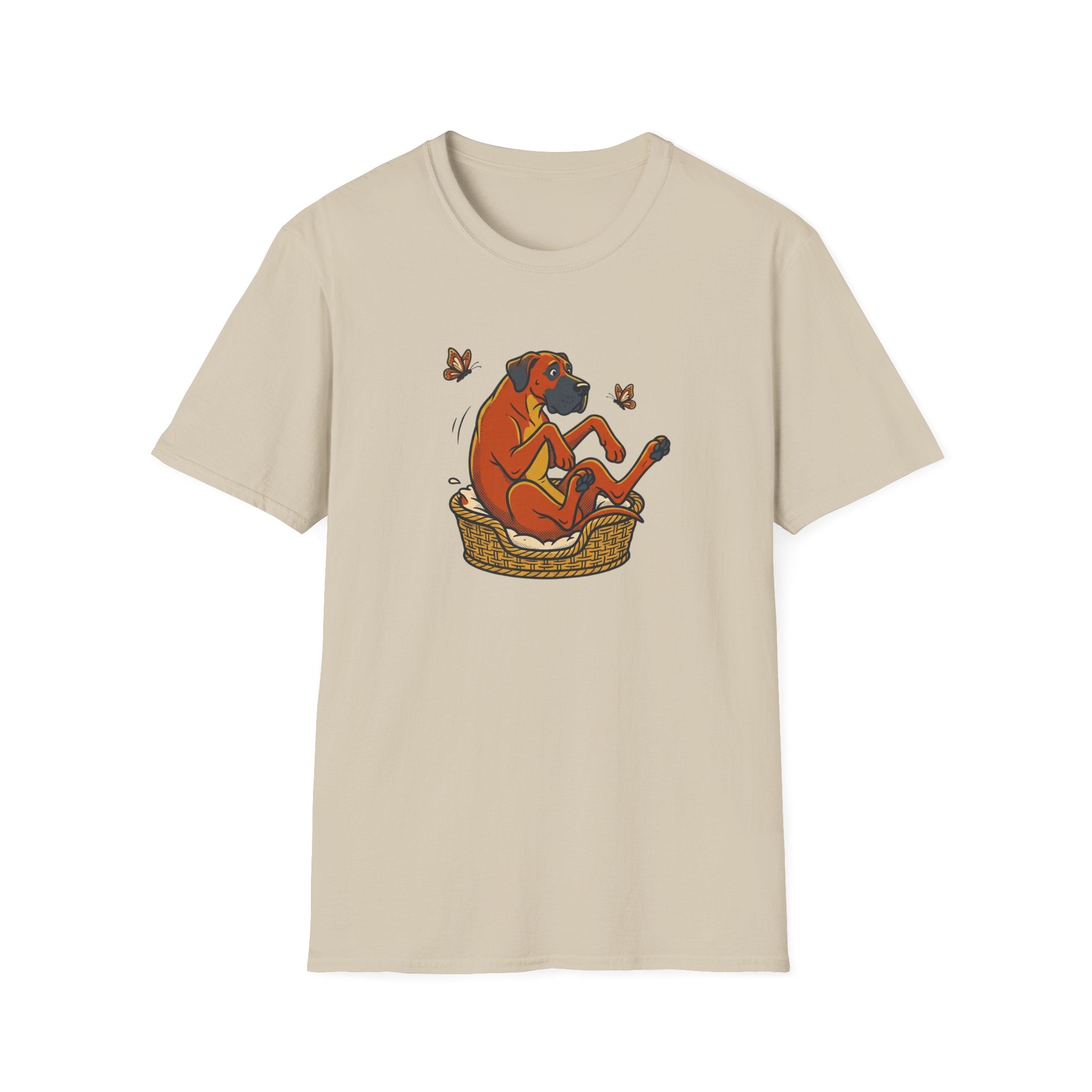 Great Dane in a Basket T-Shirt