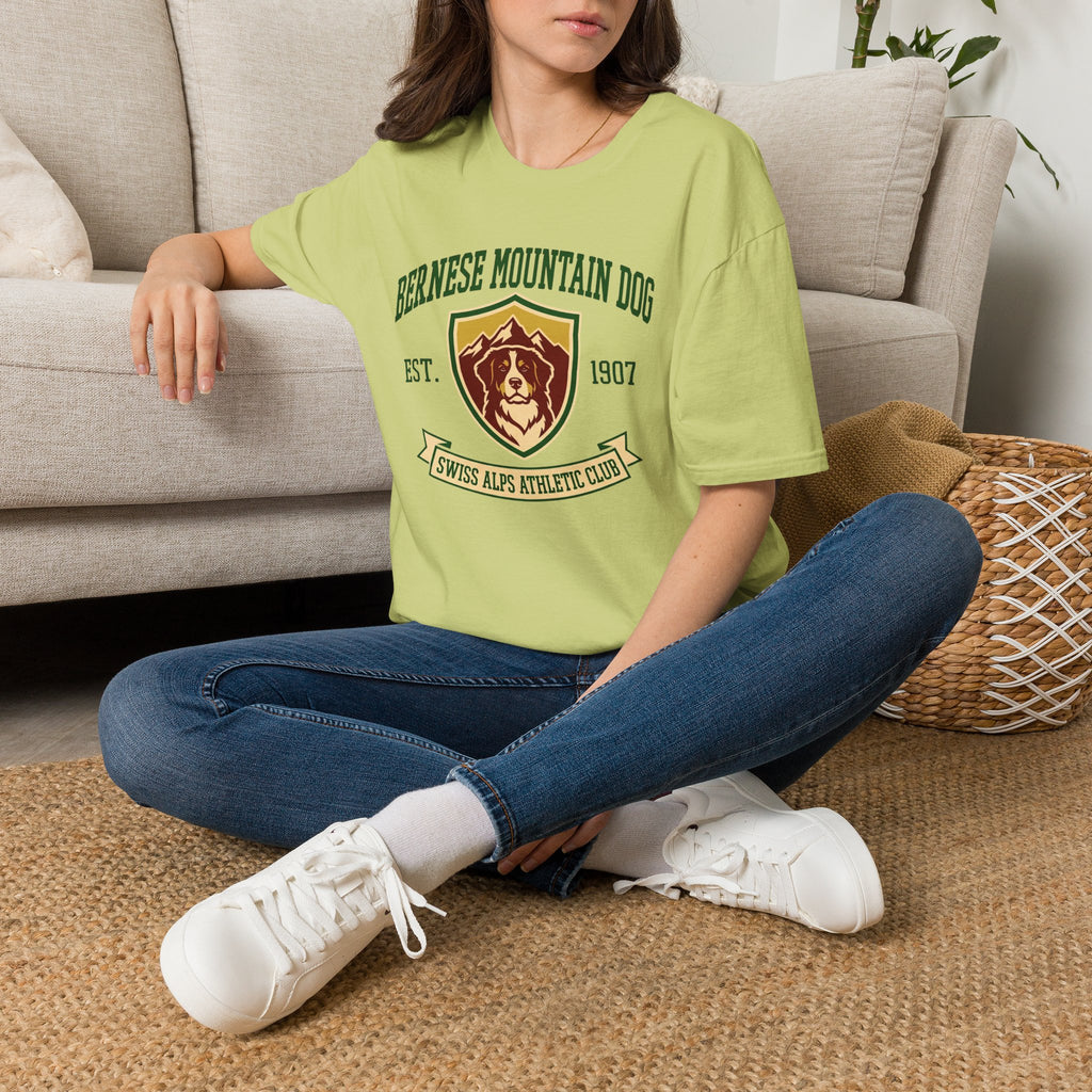 Varsity Bernese Mtn Dog T-Shirt