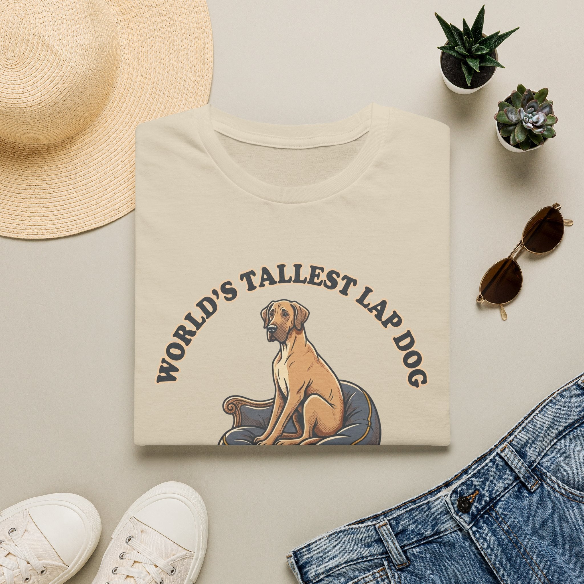 Old Timey Lap Dog Great Dane T-Shirt