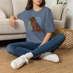 Butterfly on Newfoundland Nose T-Shirt