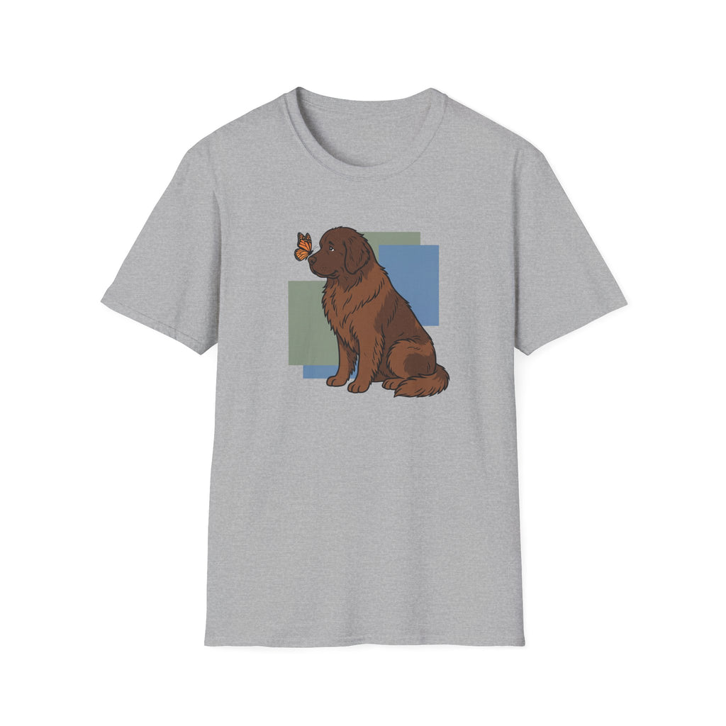 Butterfly on Newfoundland Nose T-Shirt