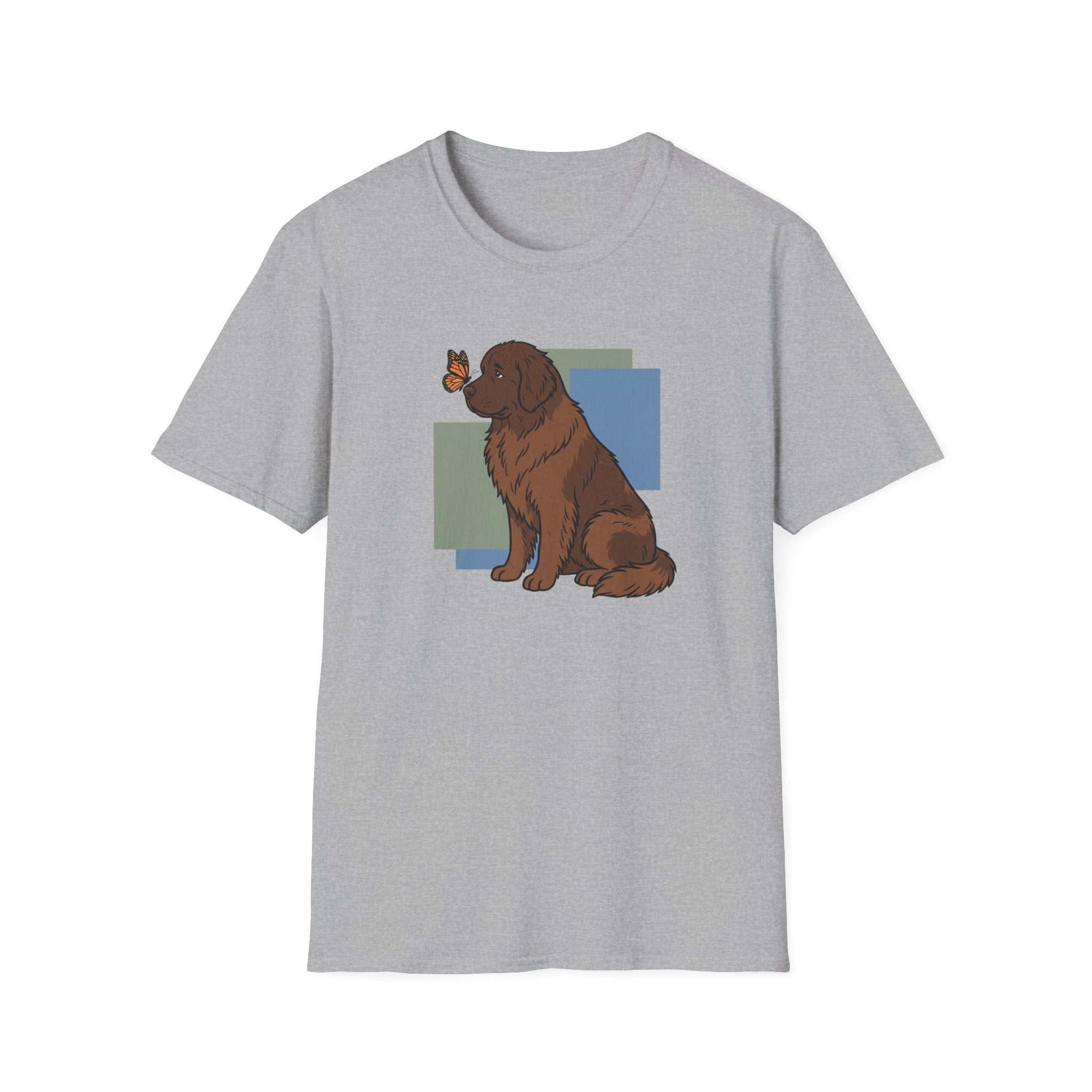 Butterfly on Newfoundland Nose T-Shirt