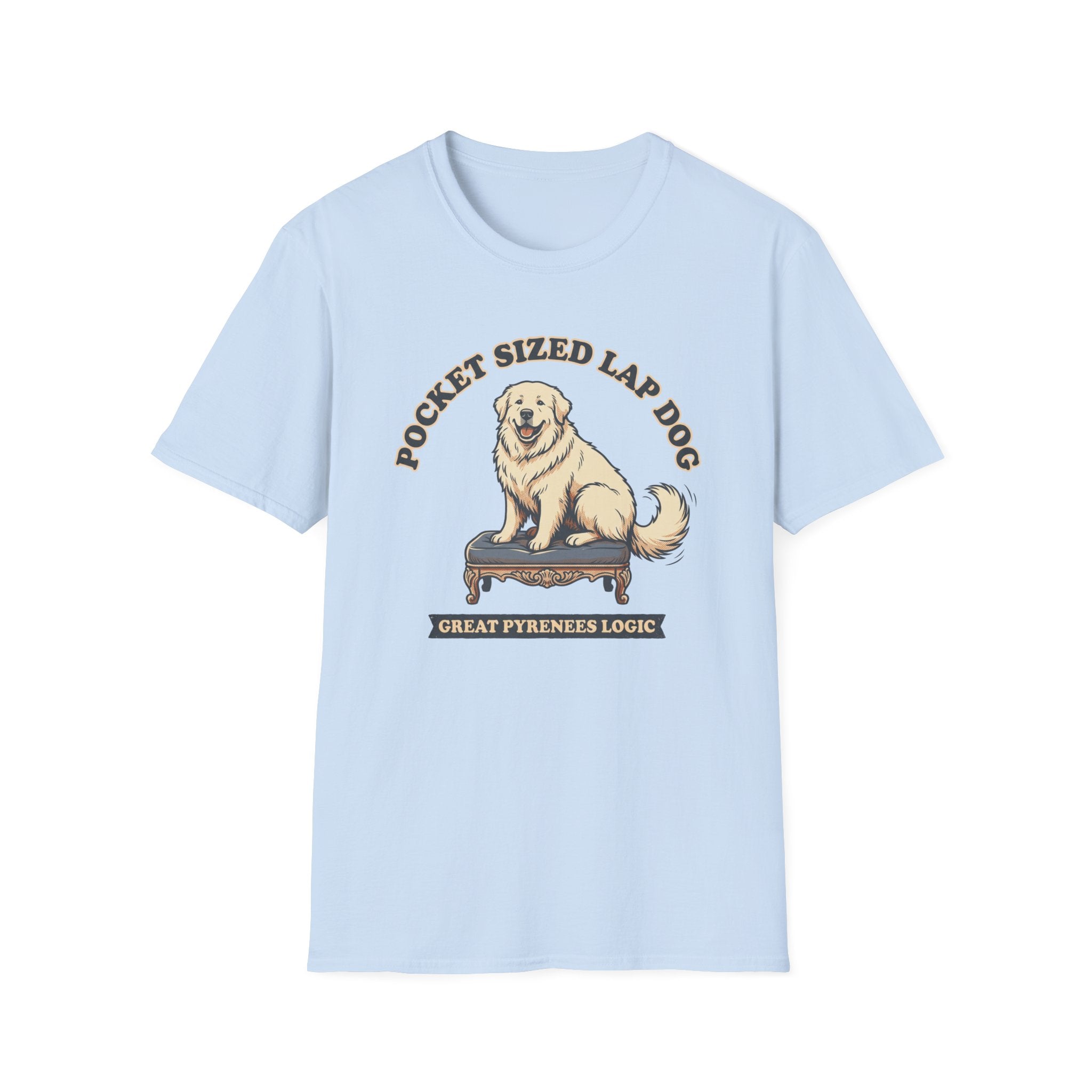 Old Timey Lap Dog Great Pyrenees T-Shirt