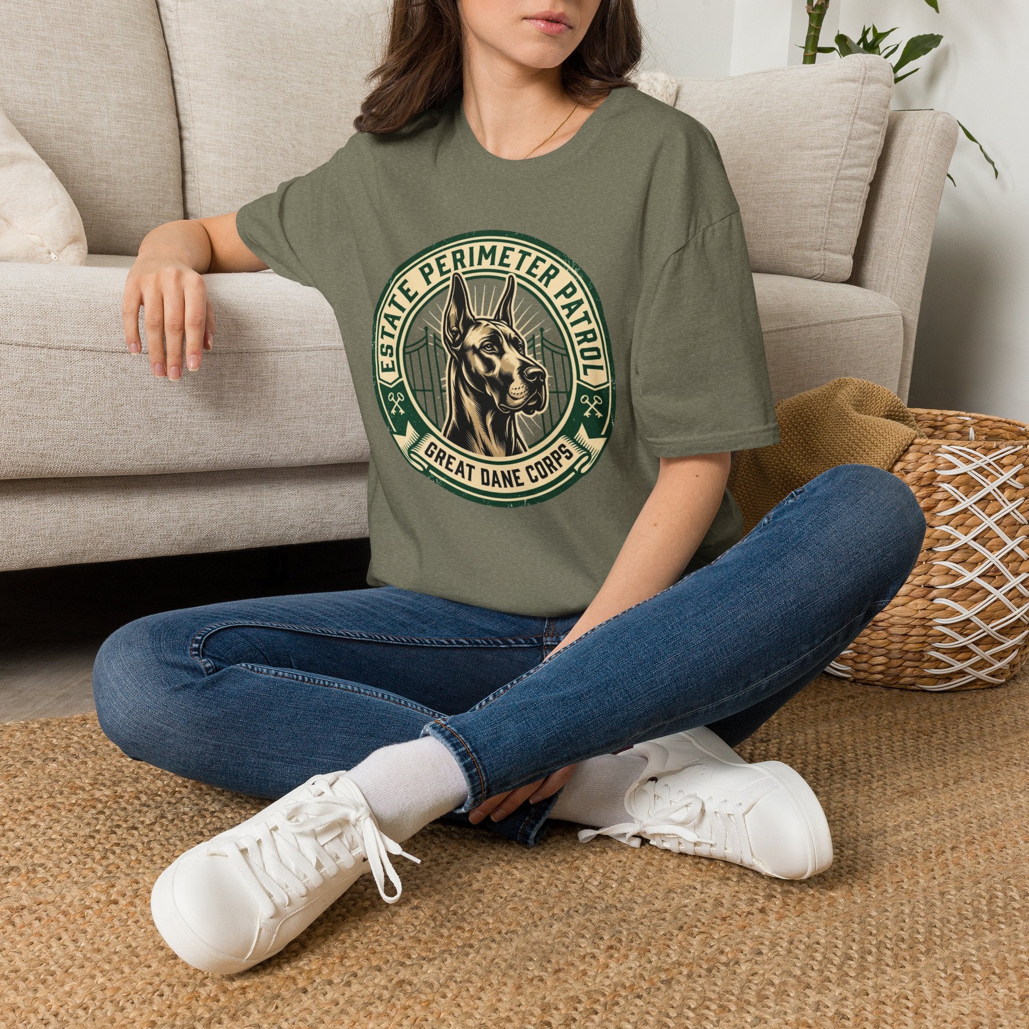 Great Dane Working Badge T-Shirt