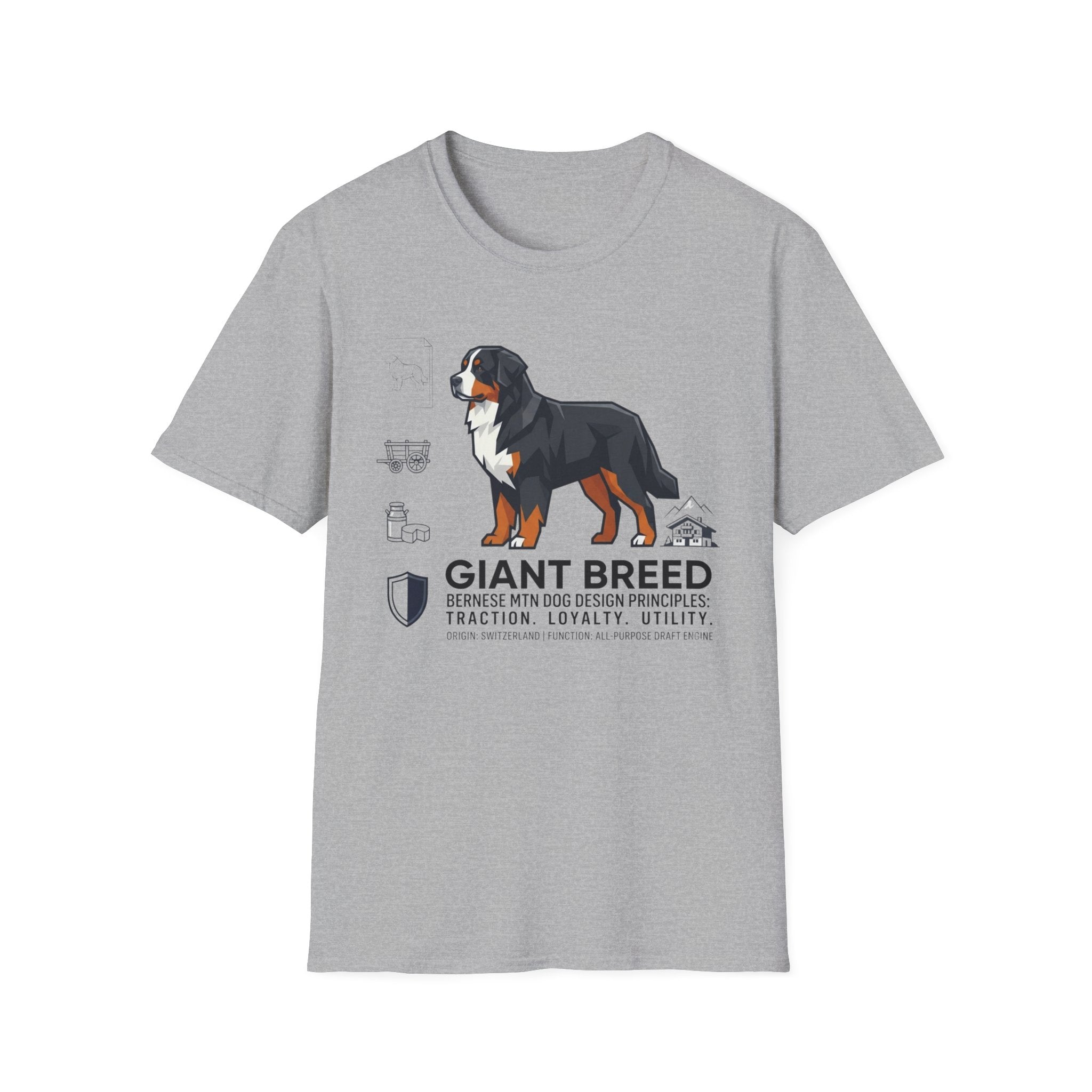 Bernese Mtn Dog Icons T-Shirt