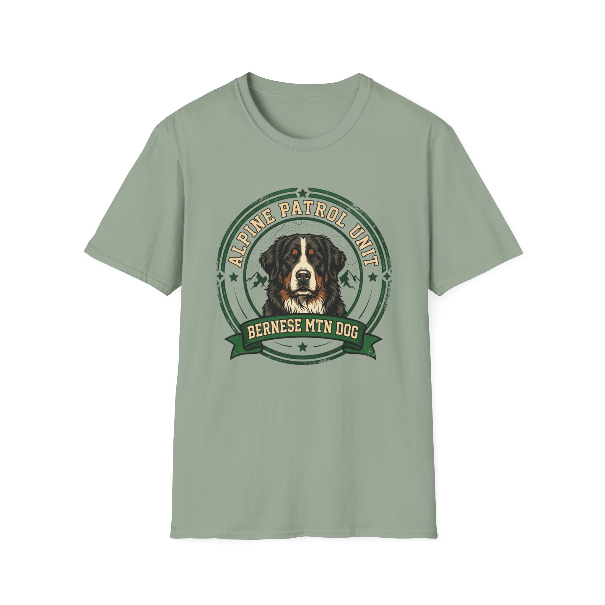 Bernese Mtn Dog Working Badge T-Shirt