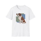 Butterfly on St. Bernard Nose T-Shirt