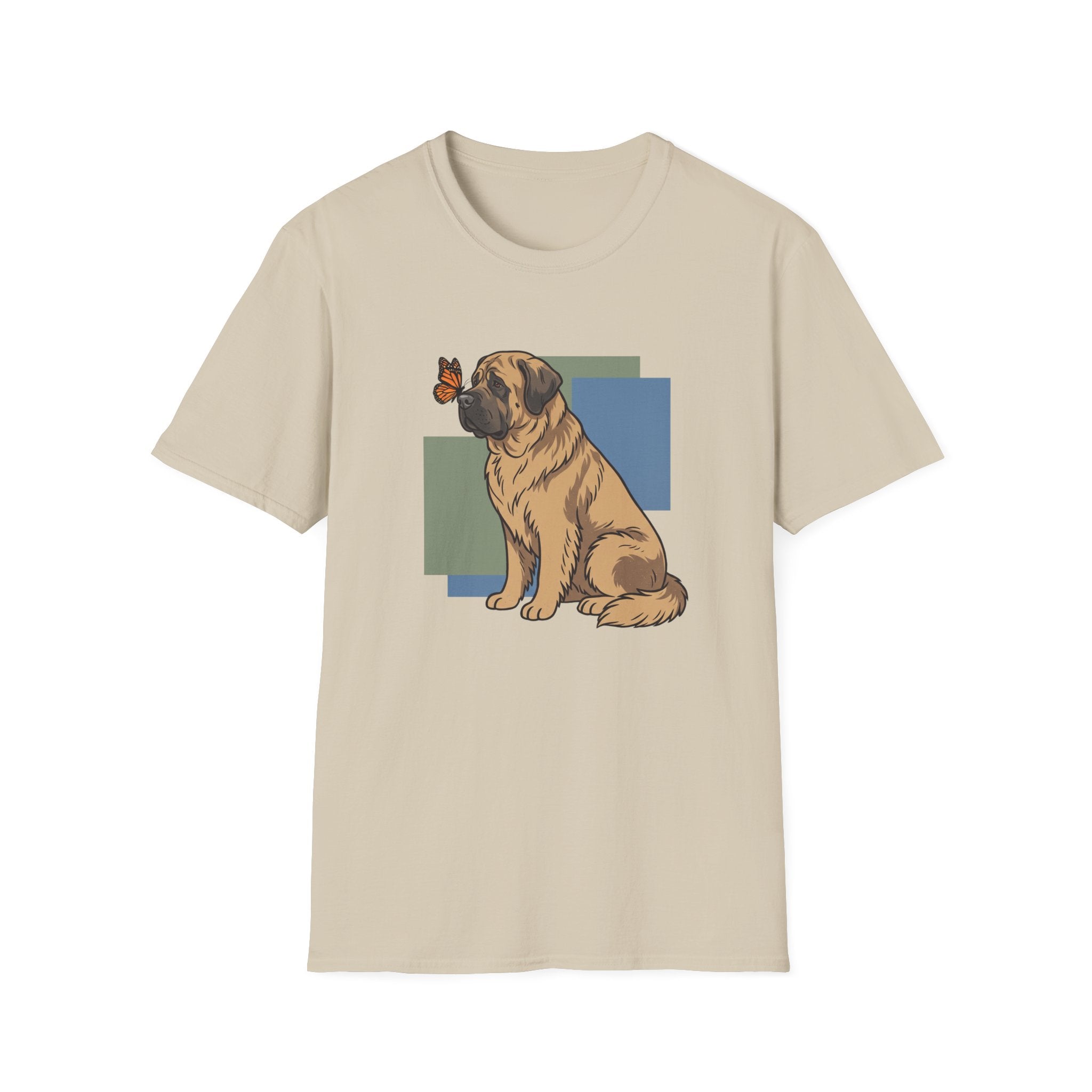 Butterfly on Mastiff Nose T-Shirt