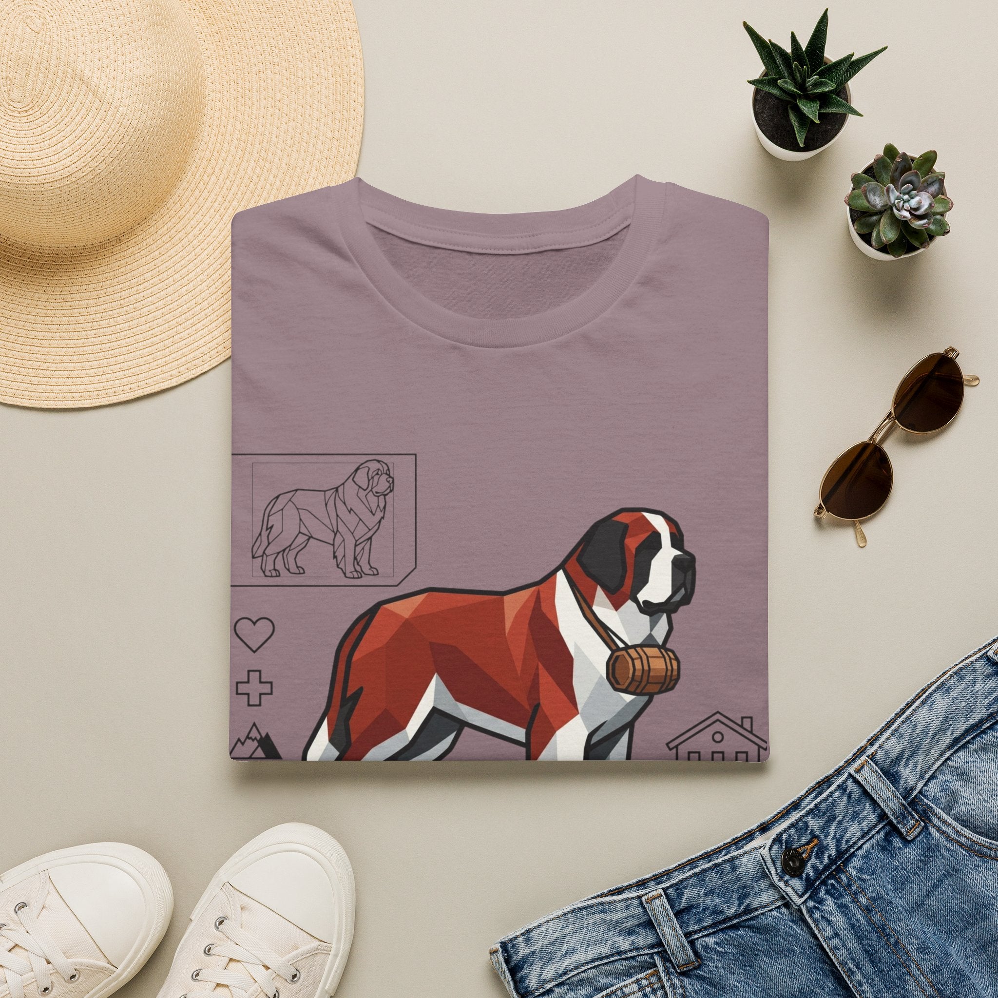 St. Bernard Icons T-Shirt