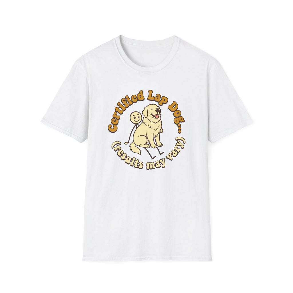 Great Pyrenees on a Stick Man T-Shirt