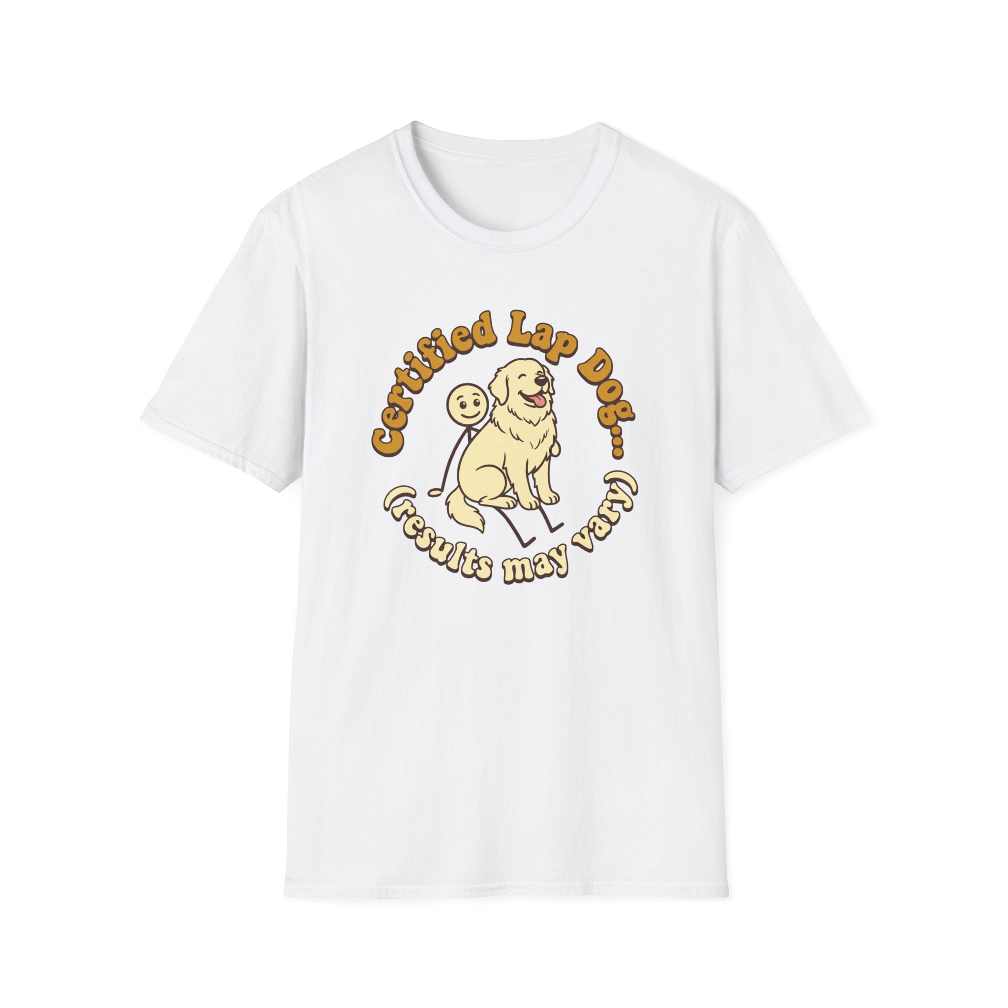 Great Pyrenees on a Stick Man T-Shirt