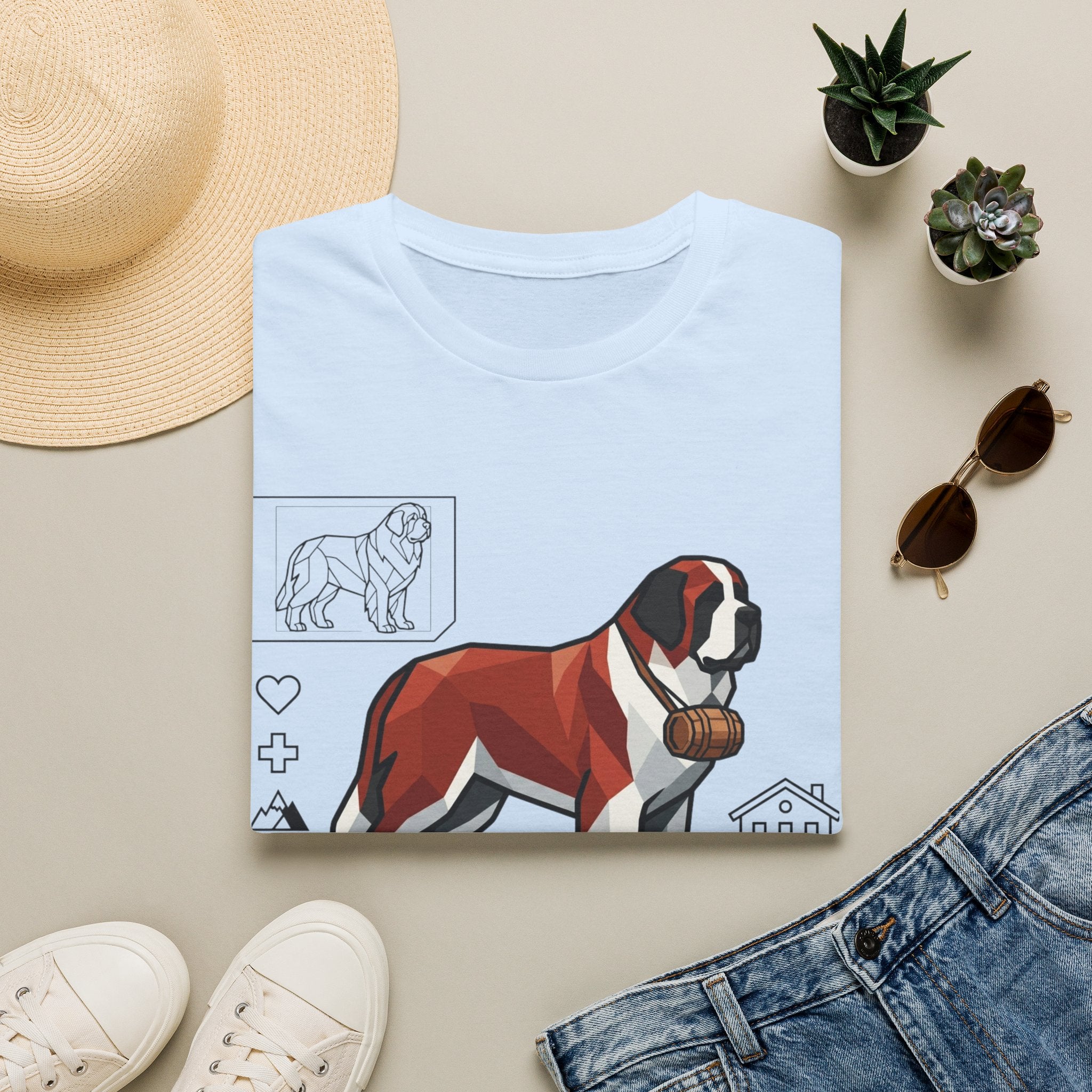 St. Bernard Icons T-Shirt