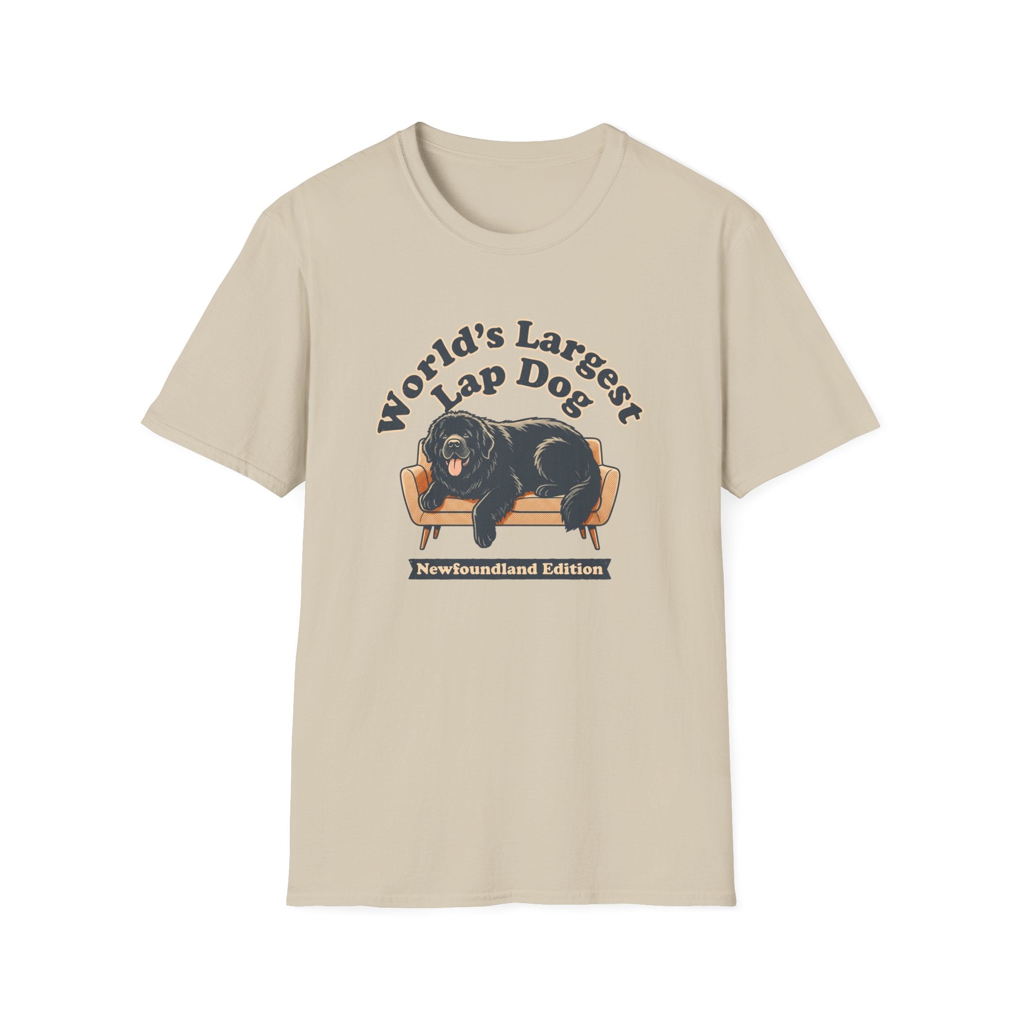 Old Timey Lap Dog Newfoundland T-Shirt