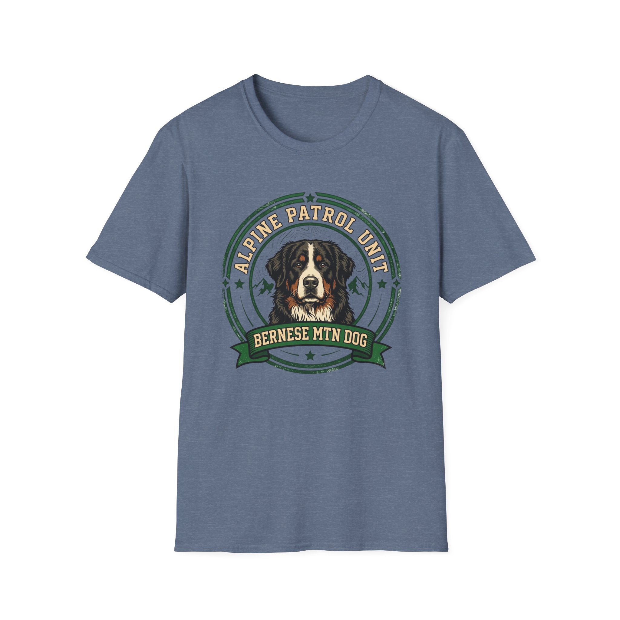 Bernese Mtn Dog Working Badge T-Shirt