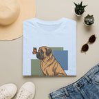 Butterfly on Mastiff Nose T-Shirt