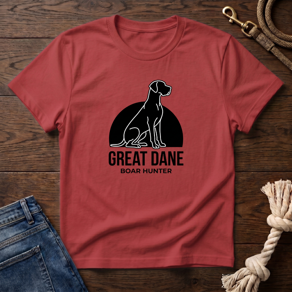 Great Dane Boar Hunter T-Shirt