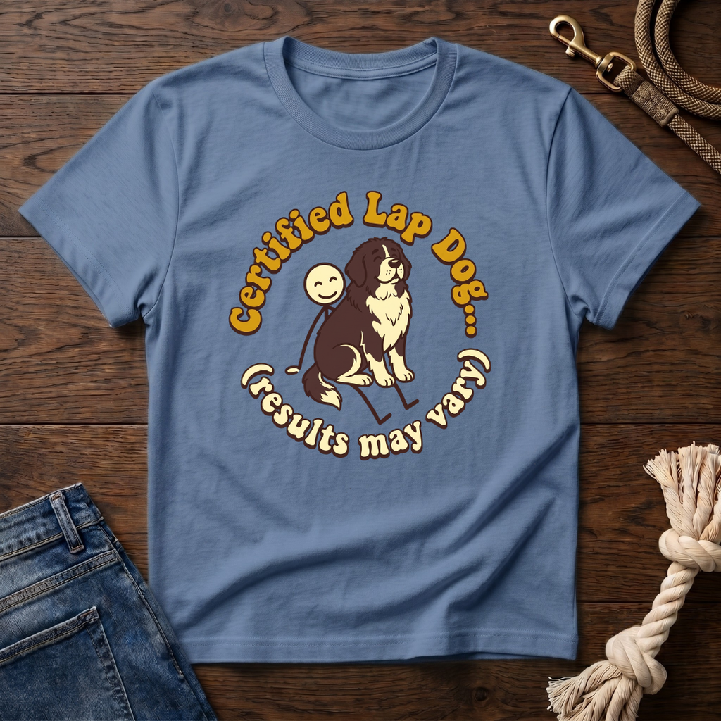 Newfoundland on a Stick Man T-Shirt