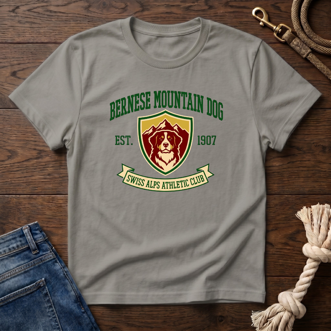 Varsity Bernese Mtn Dog T-Shirt