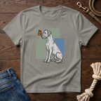Butterfly on Great Dane Nose T-Shirt