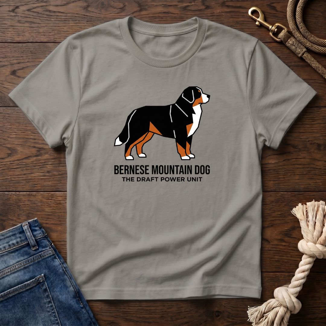 Bernese Mtn Dog Draft Power Unit T-Shirt
