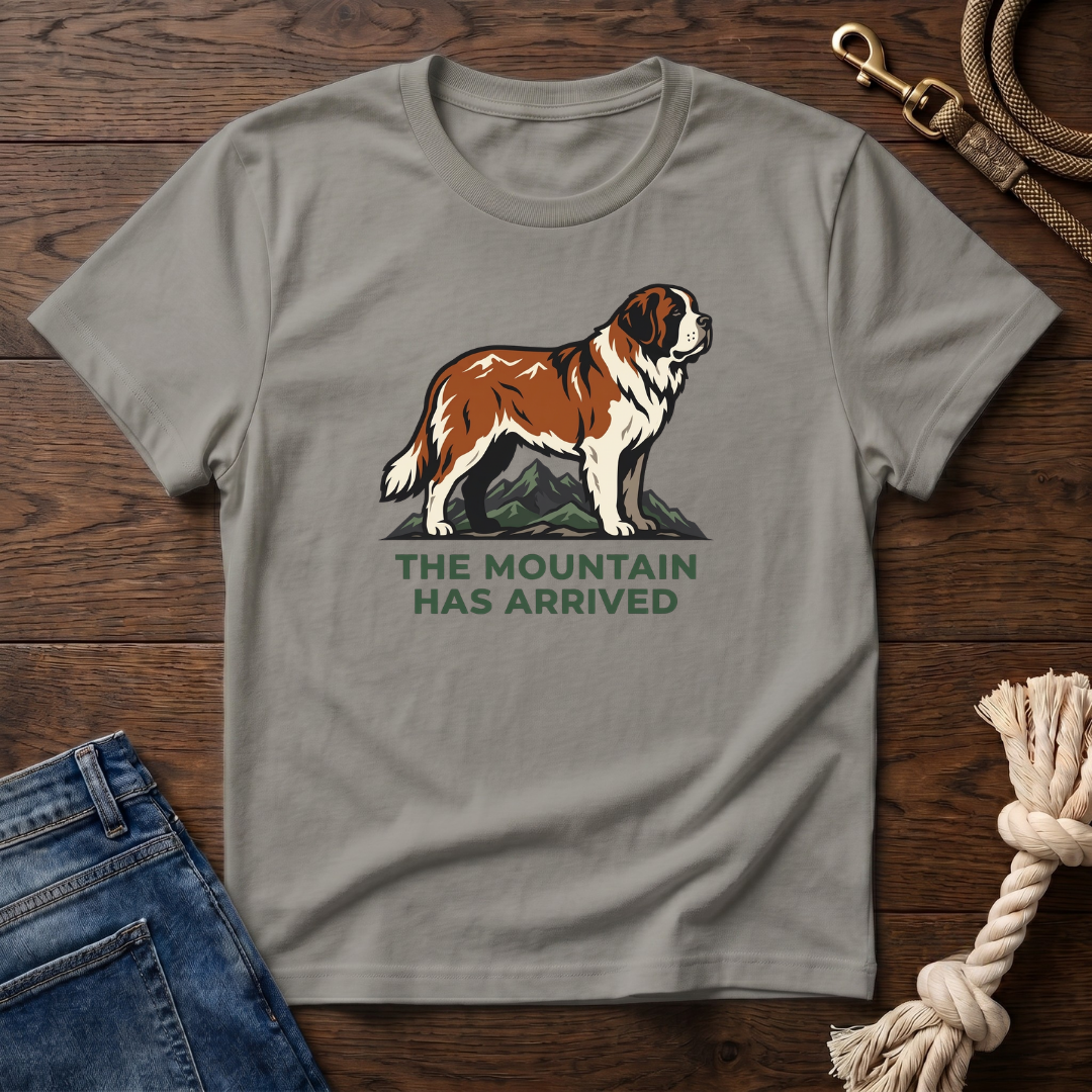 Mountain Arrival St. Bernard T-Shirt