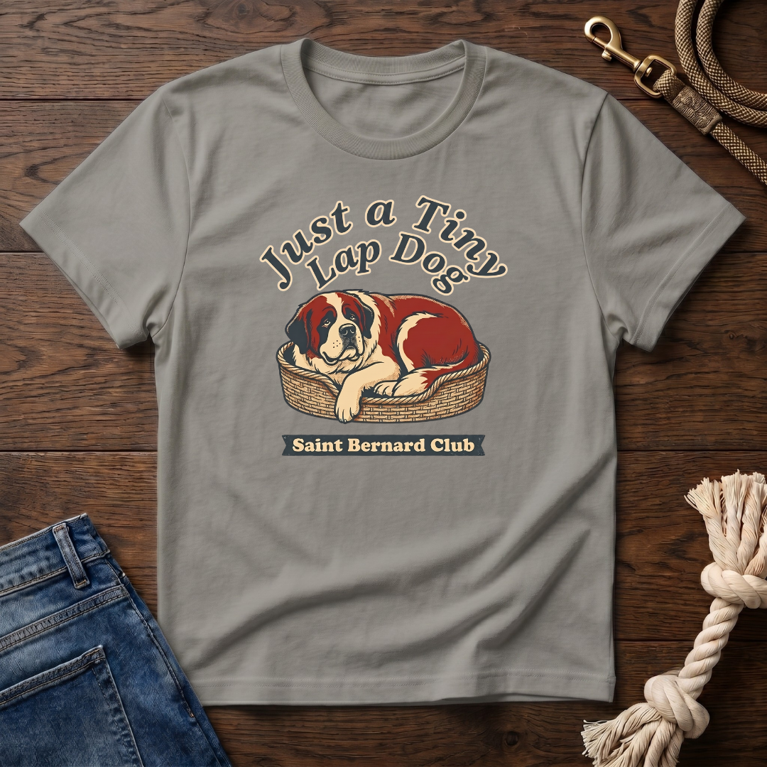 Old Timey Lap Dog St. Bernard T-Shirt