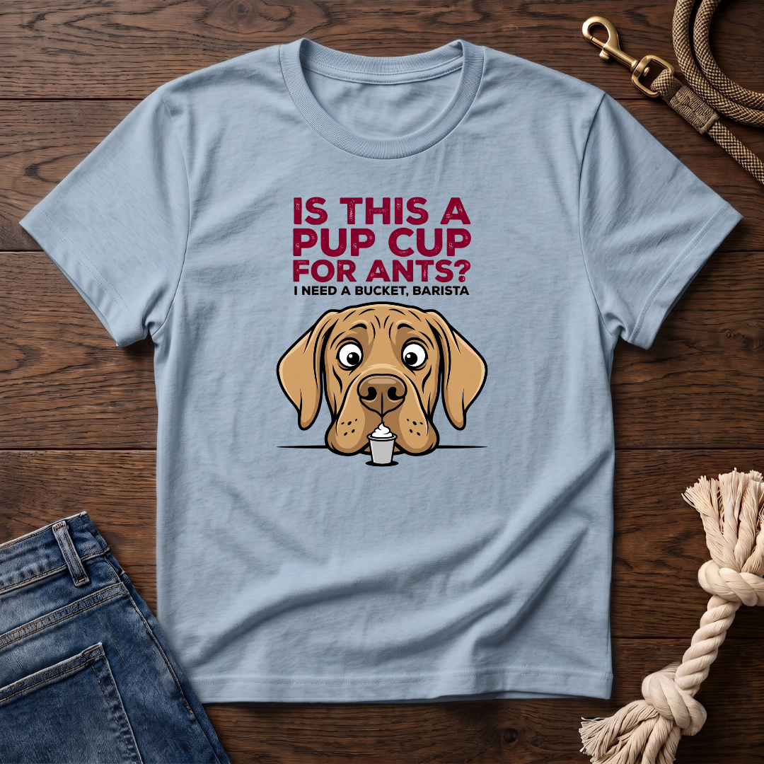 Pup Cup or Bucket Great Dane T-Shirt