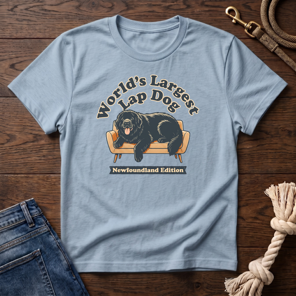 Old Timey Lap Dog Newfoundland T-Shirt